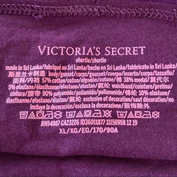VICTORIA’S SECRET Shortie, Plum XL NWT - Picture 4 of 4